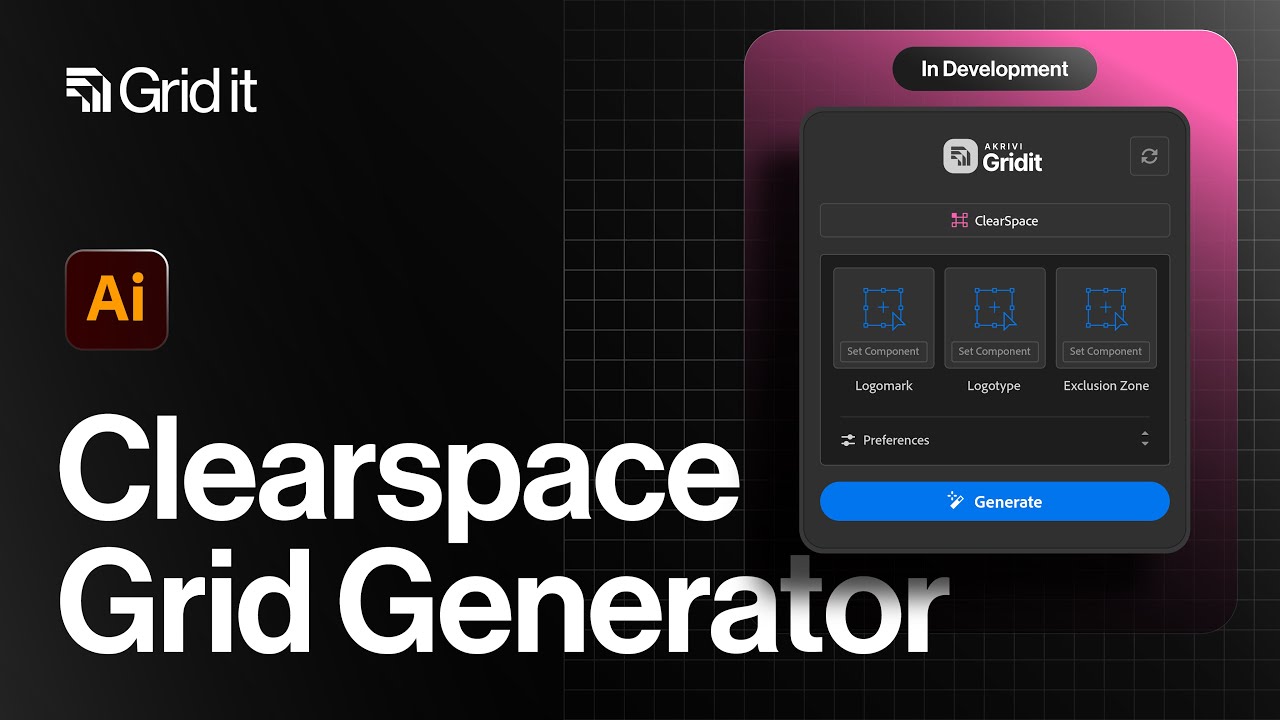 Clearspace Grid Generator™ In Development | Adobe Illustrator Extension ...