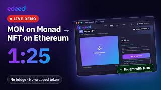 eDeed Live Demo: Buy an NFT on Ethereum with MON in 1:25 (Testnet)