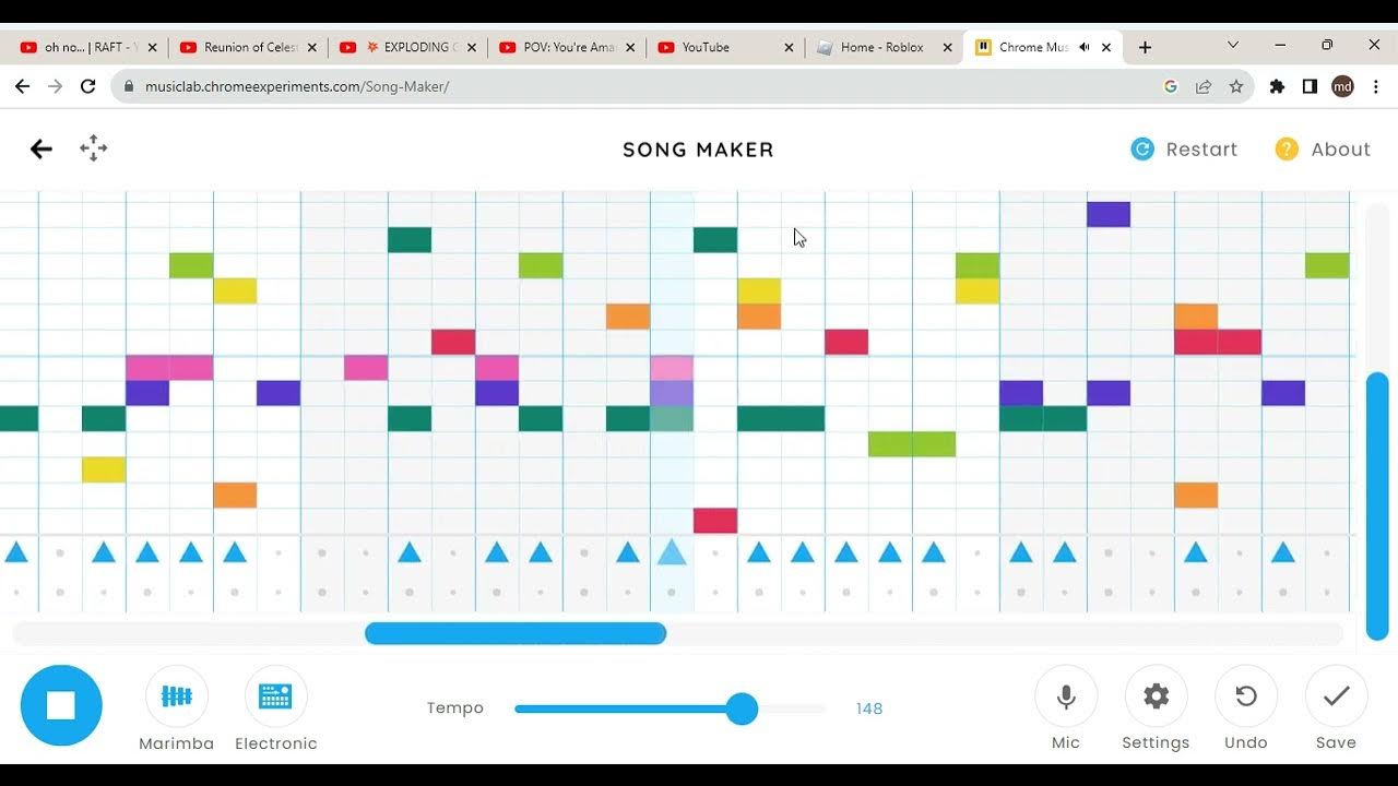 Chrome Music Lab Song 2UrLocalBacon YouTube