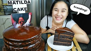 Trending Matilda Cake ! Ito ay NO BAKE kaya pweding gawin kahit walang oven sa bahay!