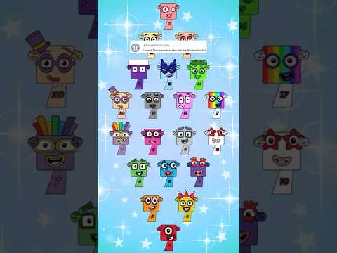 Numberblocks Caramelldansen Dance Animate 1-20#numberblocks #numberblockschallenge #fypシ #fyp