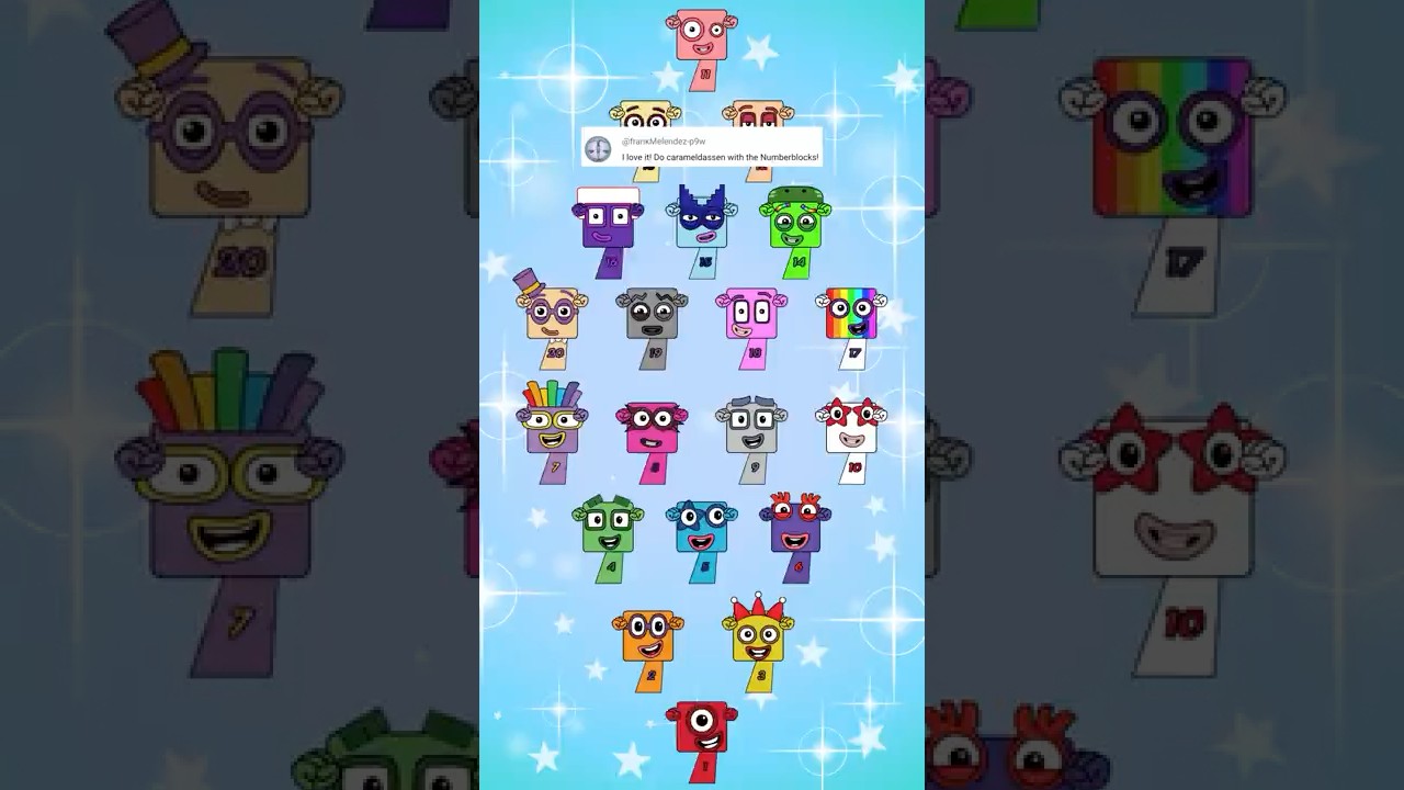 Numberblocks Caramelldansen Dance Animate 1–20 