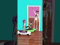 Rumi Mira and Zoey Knocks On The Door To Find Her Parents #shorts #animation