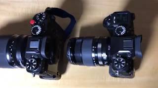 ? FUJI X-H1 vs. X-T2 side by side comparison