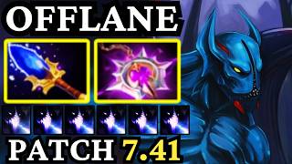 🔥 NEW PATCH 7.41 with 26 KILLS NIGHT STALKER Offlane Is Broken — Night Time! 🔥 Dota 2 Offlane