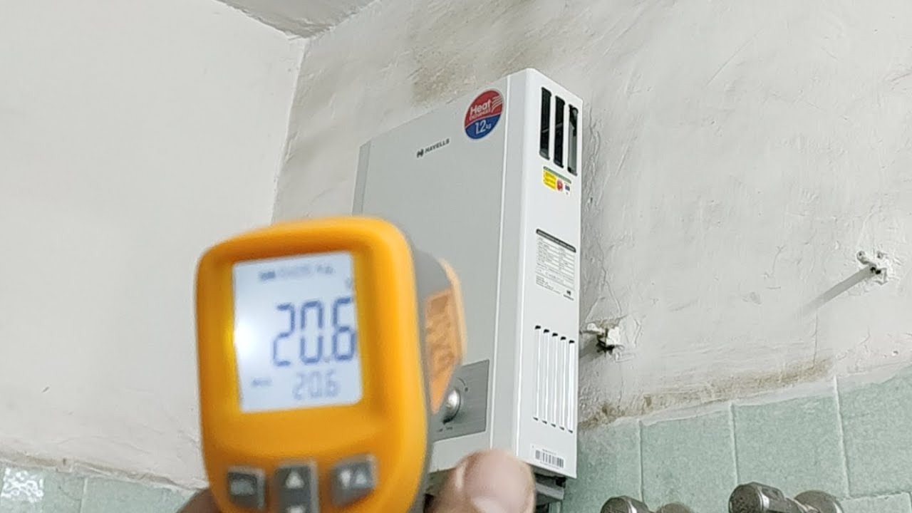 Live Testing of Havells Flagro Gas Water Heater Lpg (6 Litr) - YouTube