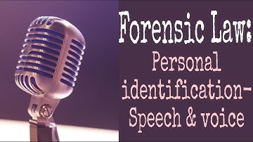 Can Your Voice Reveal Your Identity? | Speech & Voice Identification Explained!