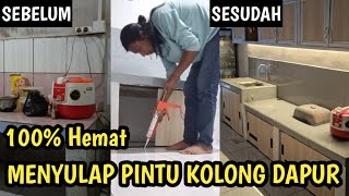 TUTORIAL PINTU KOLONG DAPUR PVC || SEMUA PASTI BISA