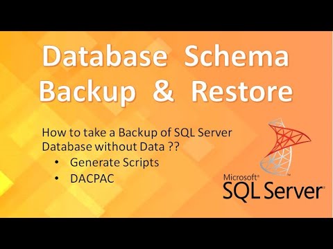 How to take Database Schema Backup in SQL server || SQL Database Schema Backup || Ms SQL