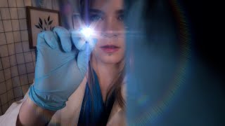 ASMR Hospital Detailed Optic Cranial Nerve Exam | Orbital Ultrasound, Lashes on Lens screenshot 1