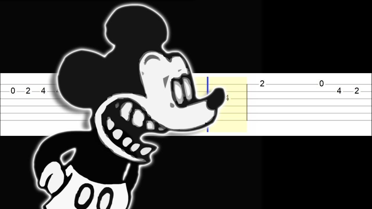 Friday Night Funkin' Really Happy Vs. Mickey Mouse (Easy Guitar