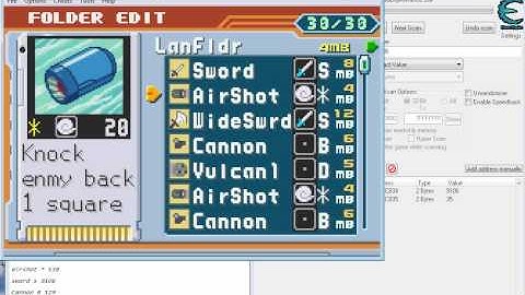 Megaman Battle Network 6: Chip Hack tut..