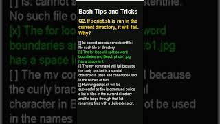 Bash and Tricks   #bash  #bashforbeginners #bashinterviewquestions