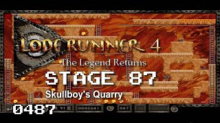 Lode Runner 4 - Stage 87 - Skullboy's Quarry [0487]