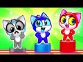 I Lost My Pretty Color | Challenges and Color Learning + More Toddler Cartoons | Purr-Purr Stories