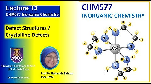 Lecture 13   Crystal Defects   Structural Defects