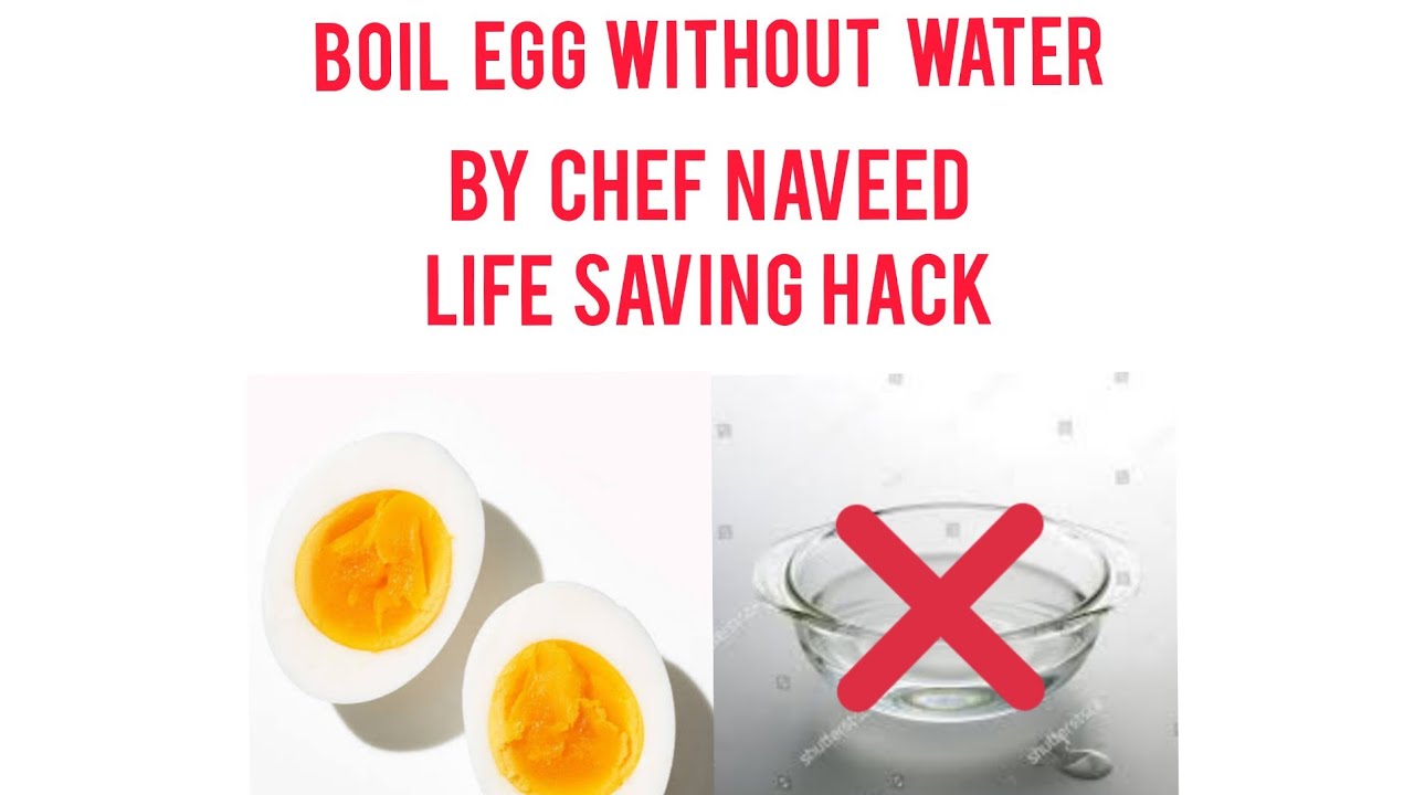 How to boil egg without water YouTube