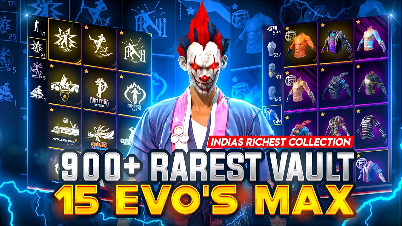 900+ Vault🤯 - Unbelievable Free Fire Collection | MYT - YouTube