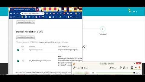 Confirguracion del dominio en Mailgun