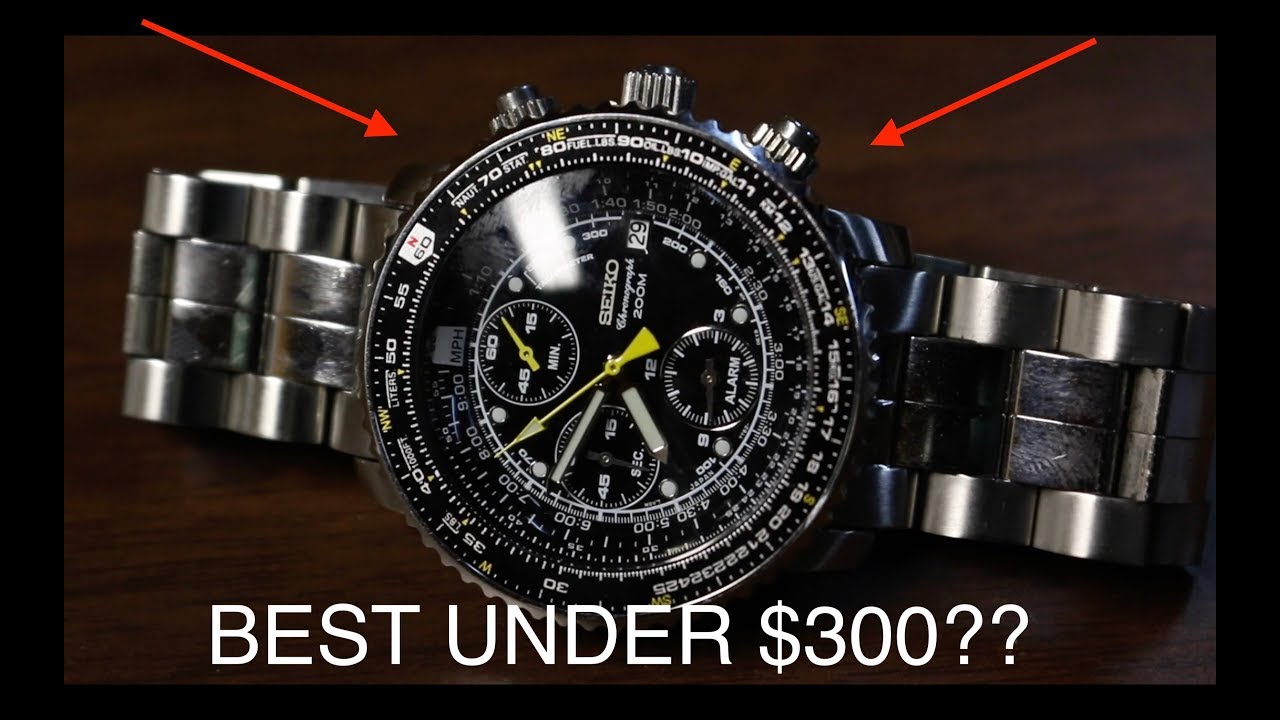 Seiko Flightmaster SNA411 - The Best Aviation Watch Under $300? - YouTube