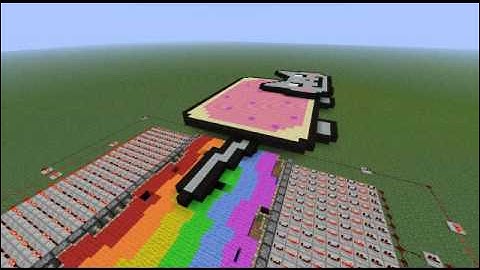 Minecraft: Nyan Cat [Animated with Pistons]