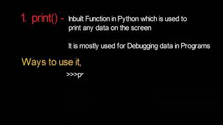 5 - Function in Python with Examples | Built-in and User Defined | Indentation | Python Tutorial