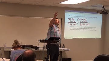 CH 3 Part 3 Intro to basic percentage math, NC Real Property Tax Lien and calendar