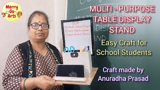  Multipurpose Table Display Stand | DIY Whiteboard Making #crafttutorial #anuradhaprasad #video 