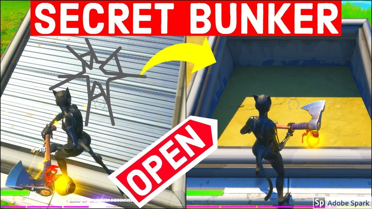 Fortnite Chapter 2 - Secret Bunker *OPEN* - I OPENED IT - What Secrets Lies Within ?  - Easter Egg