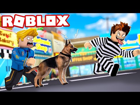 Cachorro Policial No Roblox Mad City Youtube - como roubar a joalheria do mad city no roblox youtube