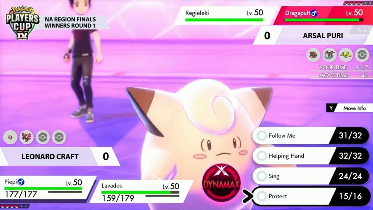 2021 Pokémon Players Cup 4 VG Region Finals Day 1 - NA Winners R1 - Leonard Craft vs Arsal Puri