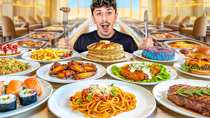 I Opened a 5-Star Buffet in my House!