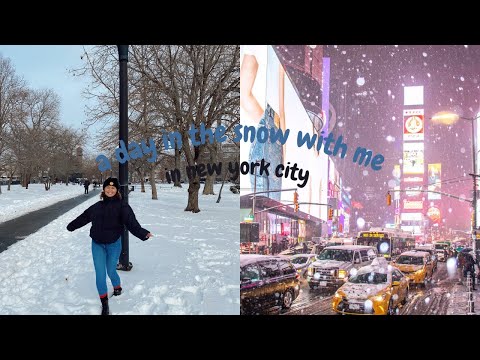 spend a snowy day with me in new york | vlog