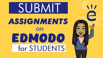 How to SUBMIT Assignments on Edmodo using Mobile and PC| Tutorial for Students