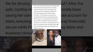 Peter Thomas Confirms Cynthia Bailey Funded His Lifestyle #PeterThomas #CynthiaBailey #shorts