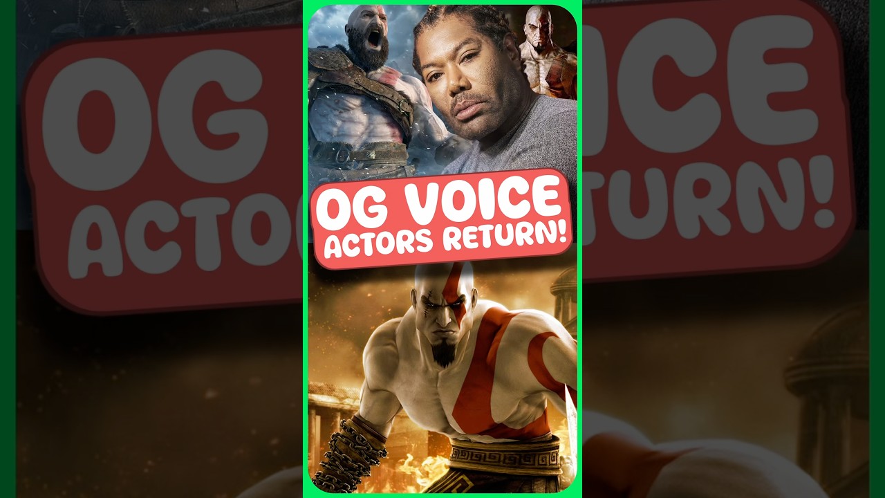 GOD OF WAR REMAKES VOICE ACTOR RETURN #godofwar #playstation