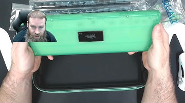Unboxing a Portico 65% Hotswap Mechanical Keyboard from TKC in Terminal Green with Matching Keycaps.