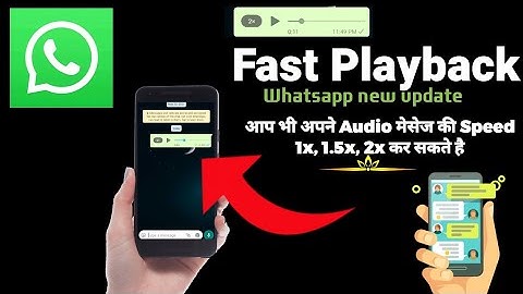 Whatsapp audio Playback Speed Update | whatsapp Audio Playback speed  disable kaise karen