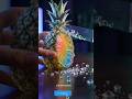 Satisfying Crystal Pineapple Cutting ASMR 🍍✨🌈🔪 #asmr #oddlysatisfying #asmrsounds #satisfying