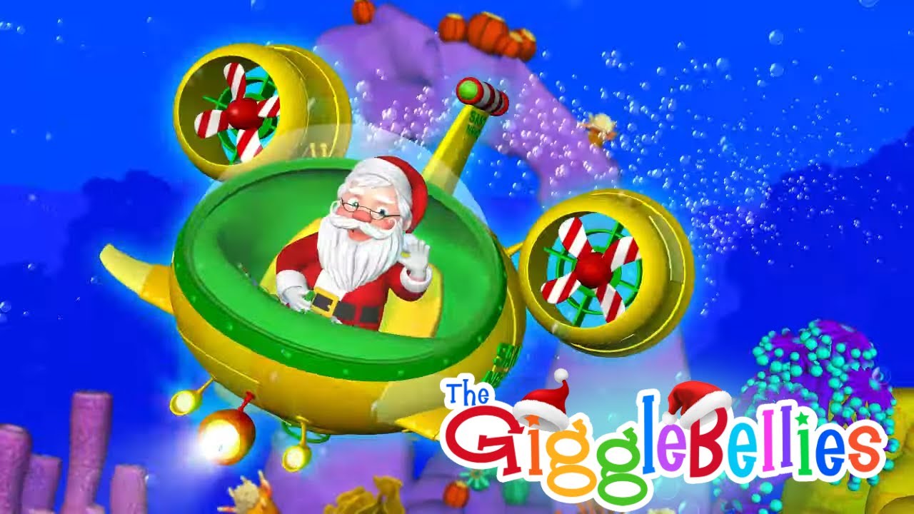Festive Baby Shark!  Holiday Singalong with GiggleBellies!  Christmas Songs for Kids - YouTube