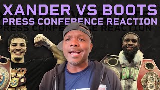 REACTION XANDER-BOOTS PRESS CONFERENCE 