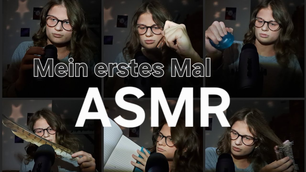Mein erstes Video | Bleib ein bisschen und entspann dich mit mir #asmrforsleep #myfirstvideo