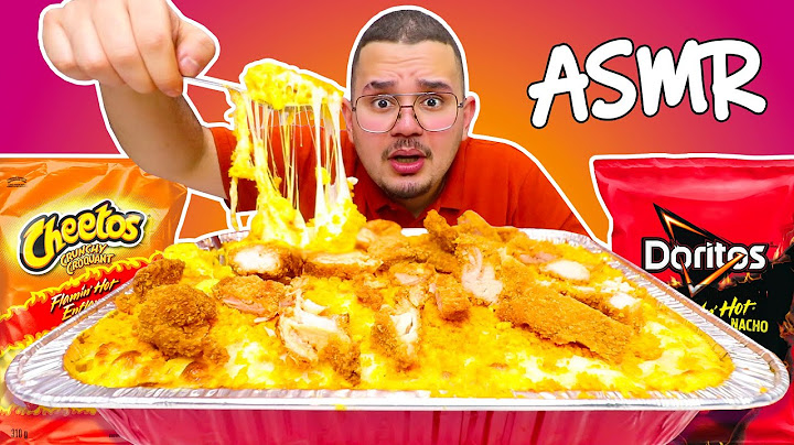تحدي اكبر صينية مكرونة بالبشاميل مع الشيتوس وستربس الدجاج🧀 - موكبانغ Mukbang