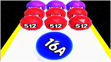 2048 Merge Number Ball games Vs Number Ball Blend Challenge