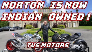 NORTON Motorcycles bought by Indian company TVS MOTOR