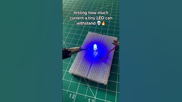 OVERLODING a TINY LED! #engineering #electronics #electricity