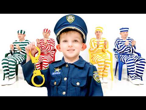 Police Officer Alex Looks for the Colorful Mischief Makers!