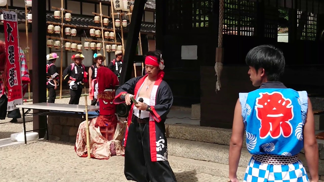 愛知県東海市名和町祭猩々説明