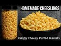 How to make cheeselings at home crispy cheesy tea time snacks recipe