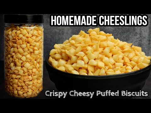 How to Make Cheeselings at Home CRISPY CHEESY Tea Time Snacks Recipe